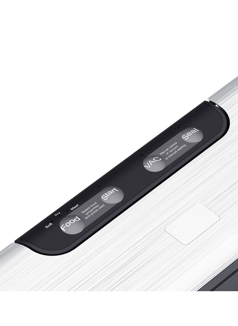 Lezonic Vacuum Sealer Machine with 5PCS(17*25cm) Seal Bags, Automatic Food Sealer, Vacuum Packing Machine for Food Storage,Vacuum Packer Machine for Sous Vide Cooking Dry & Moist Food Modes，With UK PLUG  - Image 3