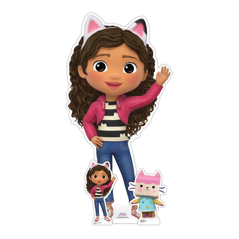Star Cutouts SC4274 Gabby Waving Gabbys Dollhouse Star Mini Cardboard Cut Out Small