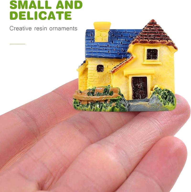 TINKSKY 4pcs Miniature Dollhouse Bonsai Craft Garden Resin Landscape DIY Villa Decor Birthday Gift for Children - Image 3