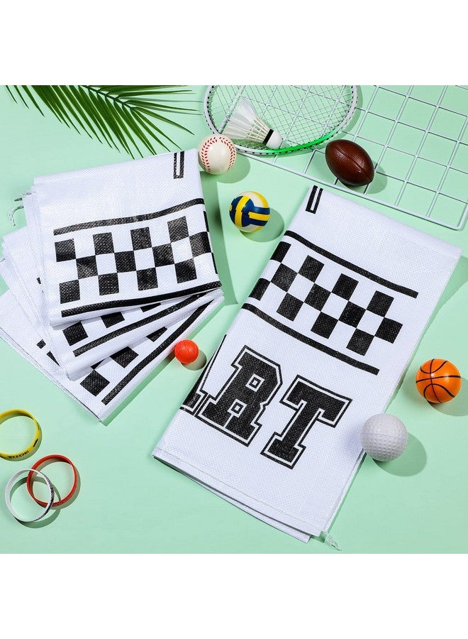 Cindeer 12 Pieces Potato Sack Race Bags Race Car Party Favors Outdoor Lawn Games Potato Sack Race Jumping Bags Race Car Themed Party Supplies Backyard Field Day Birthday Party Game  - Image 5
