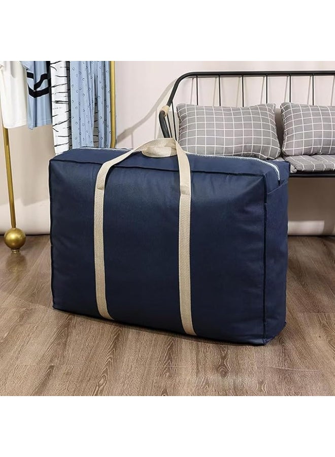 DUNISO 2Pcs Large Storage Bags,Moving Bags with Strong Zippers & Carrying Handles, Waterproof and Dustproof Storage Organizer Bag, Sturdy and Durable，for Bedding/Duvets/Pillows/Laundry/Clothes/Moving home，68*50*25cm - Image 5
