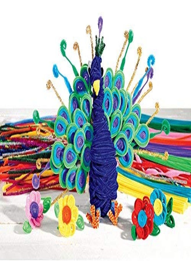 Abaj Craft Multi Colored Pipe Cleaner 100 pcs for STEAM Art and Craft DIY Projects - Image 3