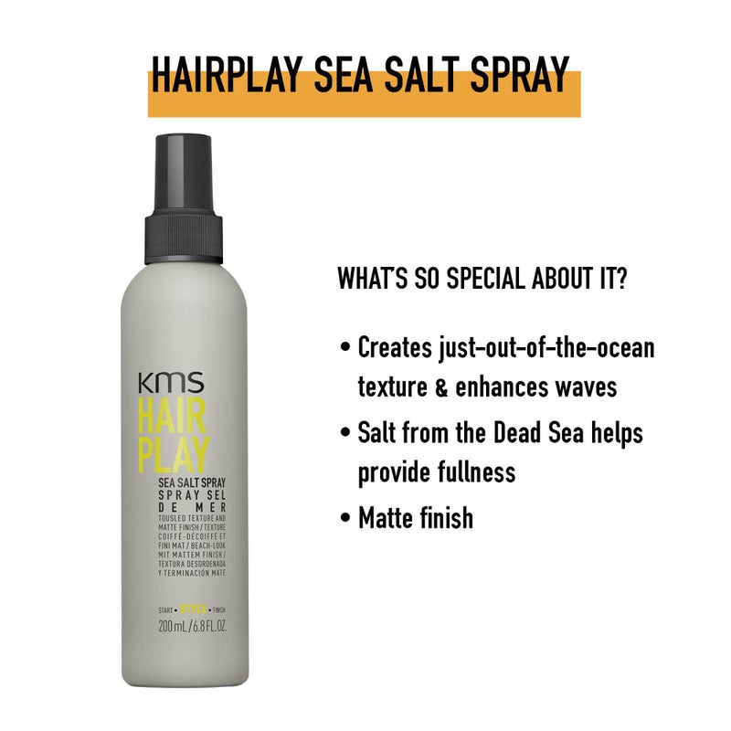KMS HAIRPLAY Sea Salt Spray, 6.7 oz - Image 3
