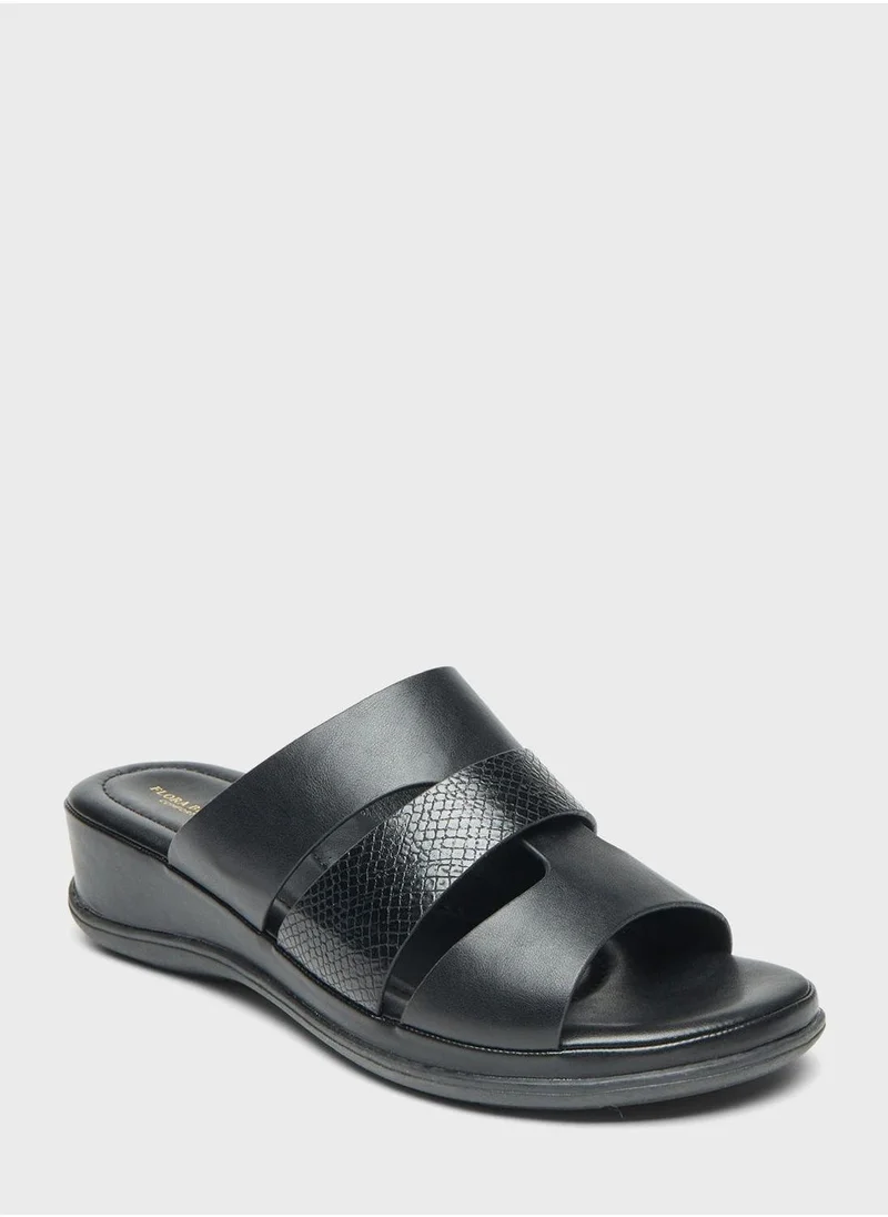 شو اكسبرس Multi Strap Wedge Sandals