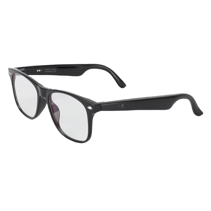 نظارات ذكية مترجمة بالذكاء الاصطناعي للرجال والنساء تدعم 163 لغة - نظارات ترجمة مع عدسة مضادة للأزرار للاستماع إلى الموسيقى والاتصالات والسفر والعمال والتعلم - Image 5