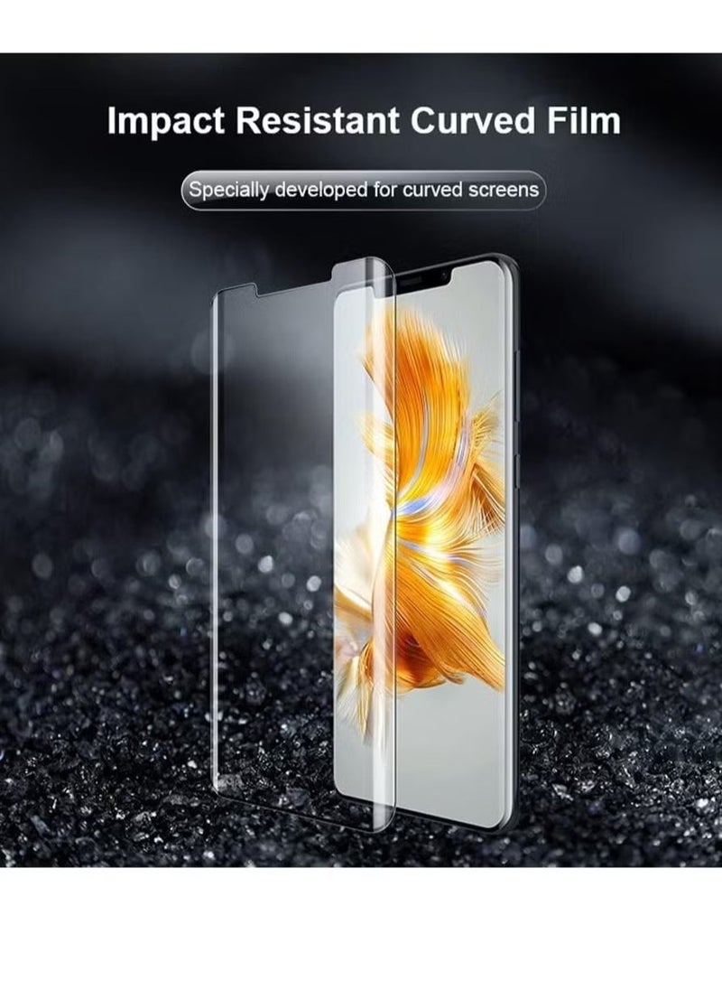 Raxoom NEW Tempered Glass Screen Protector for Huawei Mate 50 Pro Full Glue Edge to Edge, 9H Hardness, Anti-Fingerprint, 5D Curved, Scratch Resistance, Maximum Protection - Image 3