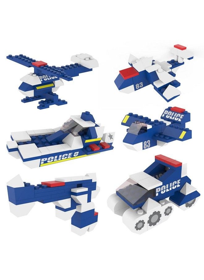 Webby 6 In 1 Police Abs Building Blocks Kit Adventure Play Set Fun Creative Toy Set For 5+ Years Kid (169 Pcs) Multicolor  - Image 3