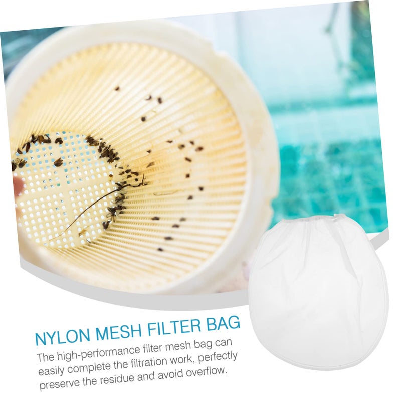 10Pcs Mesh Paint Filter Bags Drawstring Strainer For Oil Based Paint 29 50X28 00X0 10CM - Image 4
