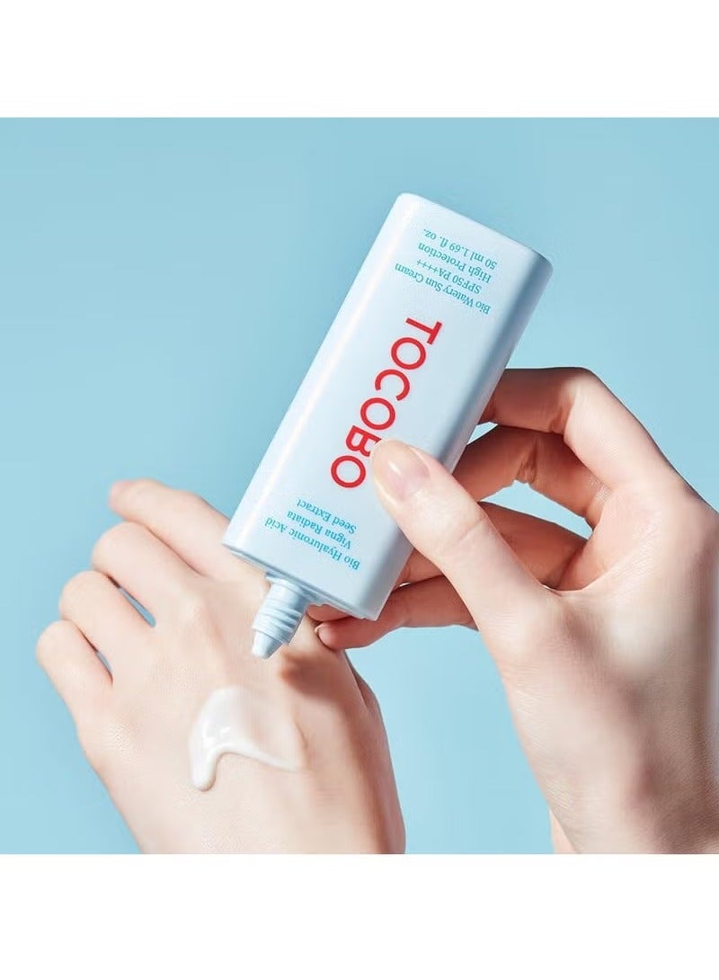 توكوبو كريم توكوبو بيو المائي للشمس بعامل حماية من الشمس 50+ (PA++++) - 50 مل + سيروم توكوبو سيكا المهدئ للشمس بعامل حماية من الشمس 50+ (PA++++) - 50 مل - Image 4