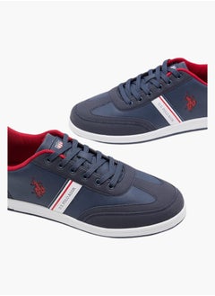 U.S. Polo Assn. Men's Panelled Lace-Up Sneakers  - Image 3