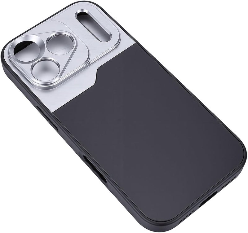 OPPWONG IOS 17 Pro Phone Case, Shockproof Aluminum PC TPU Protective Shell, Anti Falling Anti Slip Cover with 17mm Thread, Ideal for Smartphone Protection - Image 1