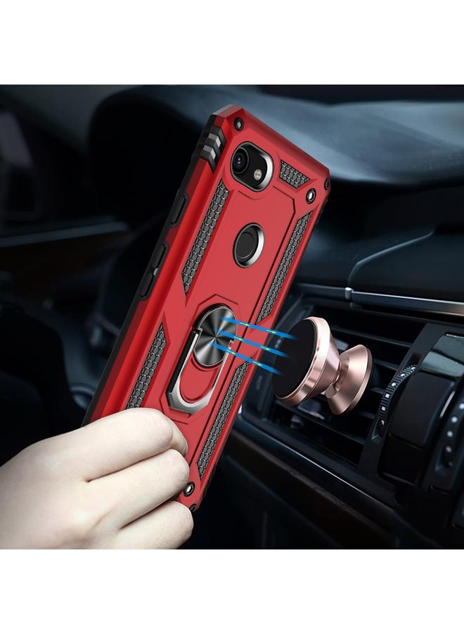 The Bros Case For Google Pixel 3a XL Shockproof TPU + PC Protective Case with 360 Degree Rotating Holder - Image 5