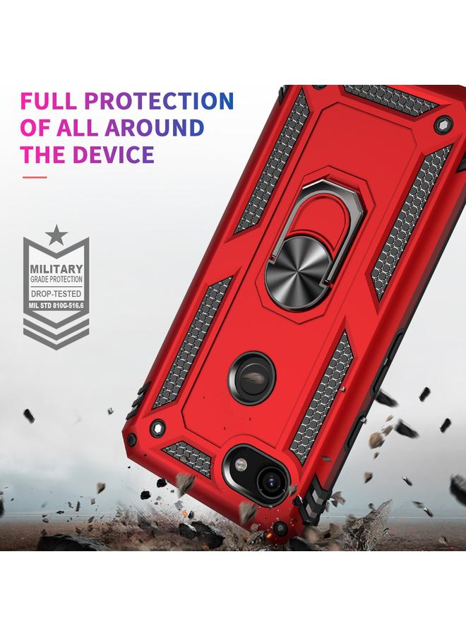 The Bros Case For Google Pixel 3a XL Shockproof TPU + PC Protective Case with 360 Degree Rotating Holder - Image 3