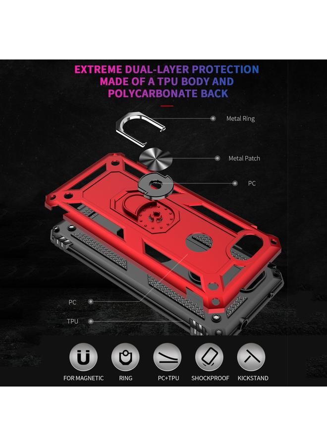The Bros Case For Google Pixel 3a XL Shockproof TPU + PC Protective Case with 360 Degree Rotating Holder - Image 4