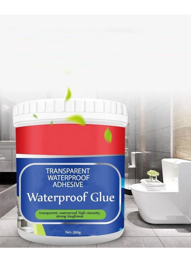 Generic MARUTI CREATION Transparent Waterproof Glue 300g Leakage Protection Outdoor Bathroom Wall Tile Window Roof AntiLeakage Agent sealant glue Roof Sealant Waterproof Gel  - Image 1