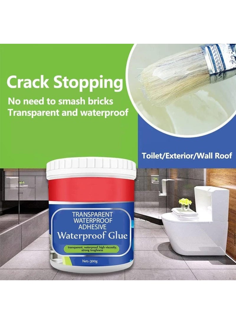Generic MARUTI CREATION Transparent Waterproof Glue 300g Leakage Protection Outdoor Bathroom Wall Tile Window Roof AntiLeakage Agent sealant glue Roof Sealant Waterproof Gel  - Image 3