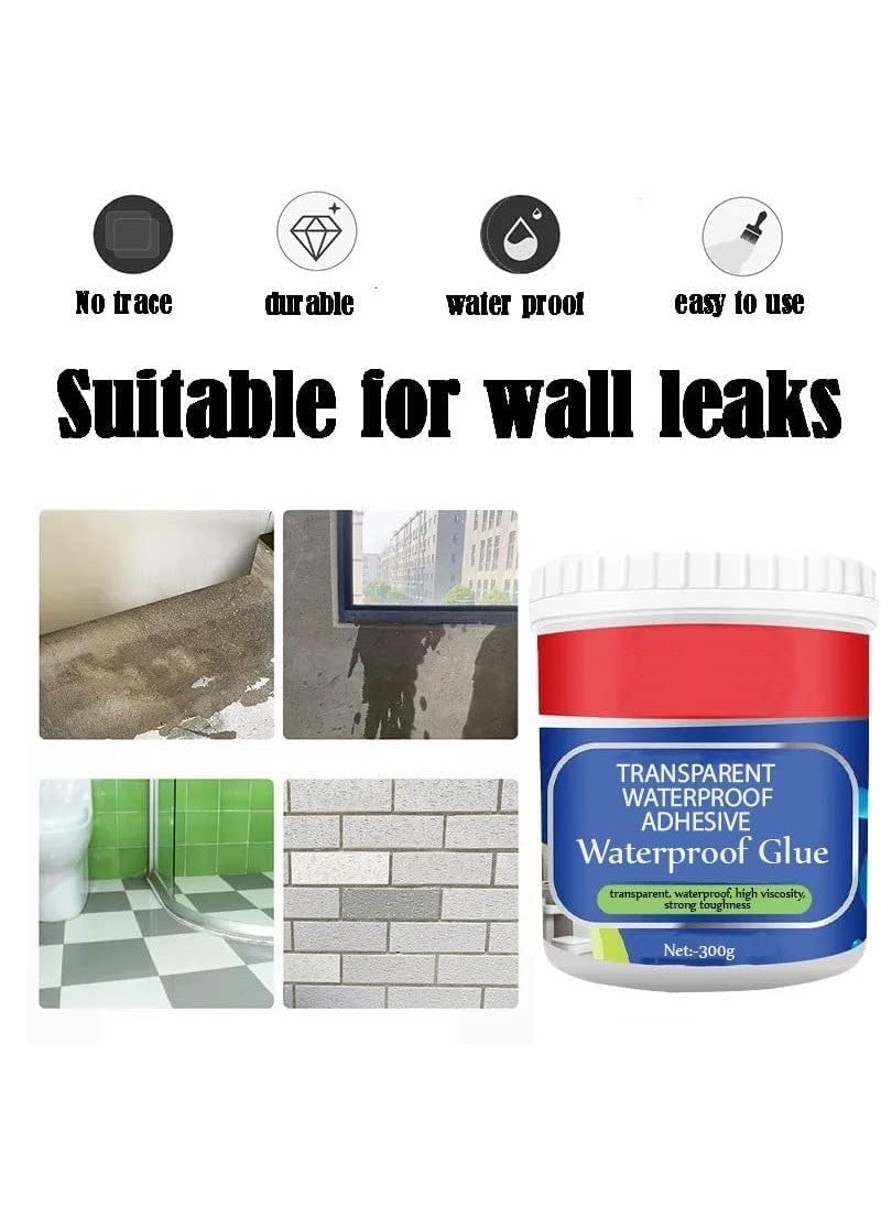 Generic MARUTI CREATION Transparent Waterproof Glue 300g Leakage Protection Outdoor Bathroom Wall Tile Window Roof AntiLeakage Agent sealant glue Roof Sealant Waterproof Gel  - Image 2