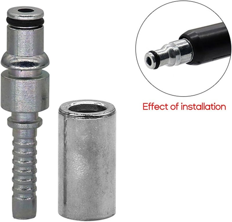 Type 9 High Pressure Washer Hose Insert Fittings Car Accessories Stainless Steel Simple Installation - Image 3