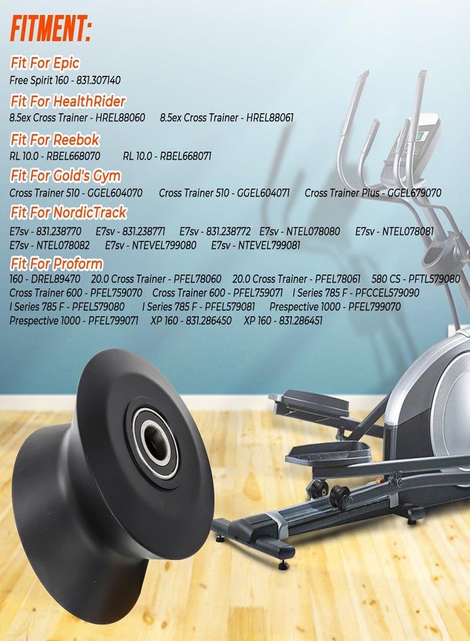 MOTOQUEEN Elliptical Leg Roller 238880 -Fit for Proform Freespirit Gold's Gym HealthRider NordicTrack Reebok (Icon) - Image 4