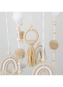 SAVITA Nursery Mobile For Crib Boho Rainbow Decor Cute Crib Mobile Macrame Nursery Crib Decoration For Baby Shower Children Room  - Image 4