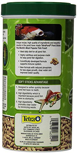 Tetra Pond Sticks, Koi Fish & Goldfish Food, Soft Sticks, Easy to Digest Floating Pond Fish Food, 3.53 ounces - Image 3