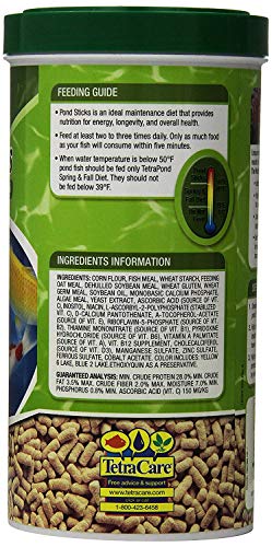 Tetra Pond Sticks, Koi Fish & Goldfish Food, Soft Sticks, Easy to Digest Floating Pond Fish Food, 3.53 ounces - Image 4
