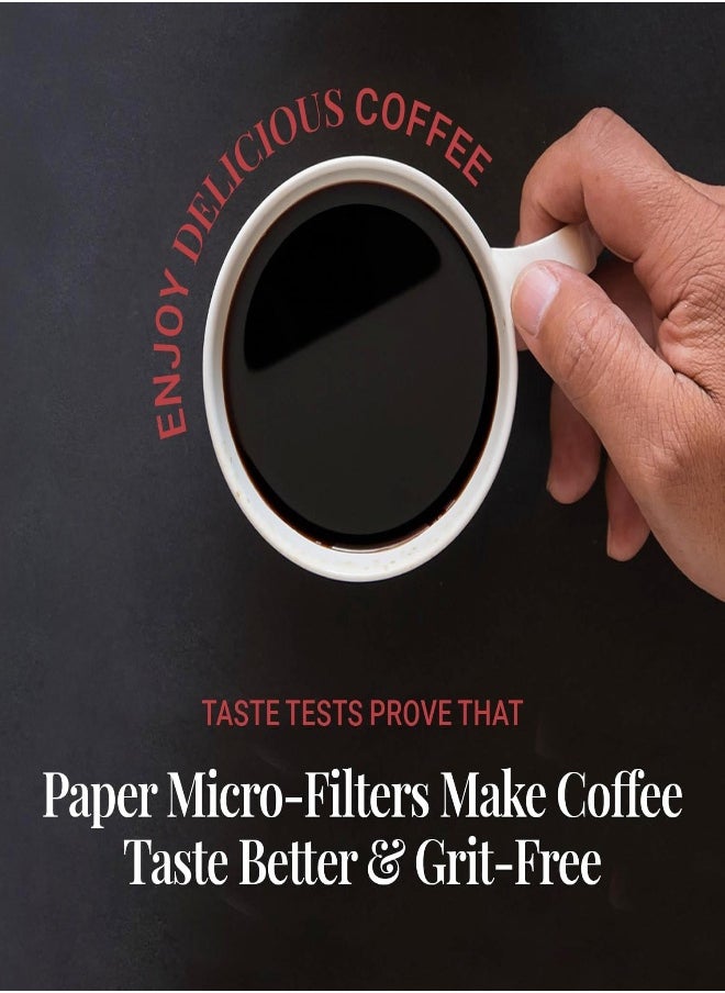 AeroPress - XL Replacement Filter Pack - Micro-Filters for AeroPress XL Coffee and Espresso Maker - 1 Pack (200 Count) - Image 1