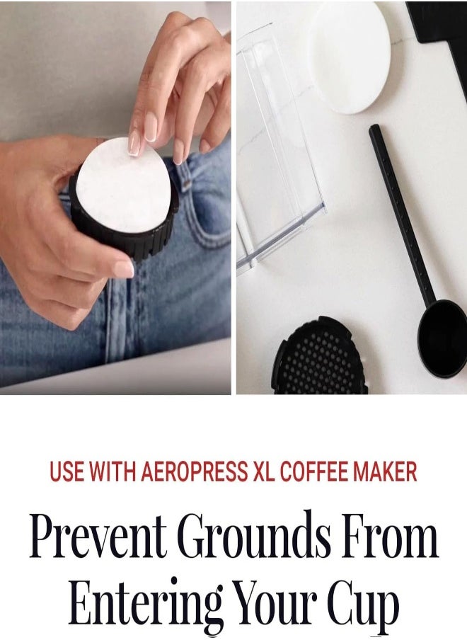 AeroPress - XL Replacement Filter Pack - Micro-Filters for AeroPress XL Coffee and Espresso Maker - 1 Pack (200 Count) - Image 1
