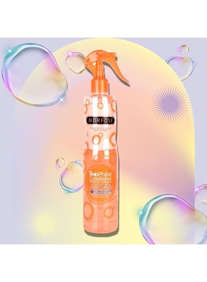 MORFOSE Professional Argan Leave-In Conditioner, Heat Protectant for Hair, Heat Spray Protection for Hair, Detangler Spray, Protector Termico para Cabello, (large, 13.52 Fl Oz) - Image 2