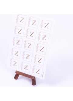 Bimotif Wedding, Wedding Alphabet Letter Set, Letter Z, 3.5 cm 30 pieces 