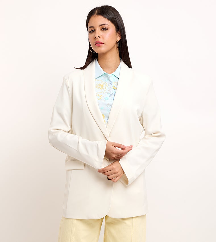 Beverly Hills Polo Club Solid Long Sleeves Blazer