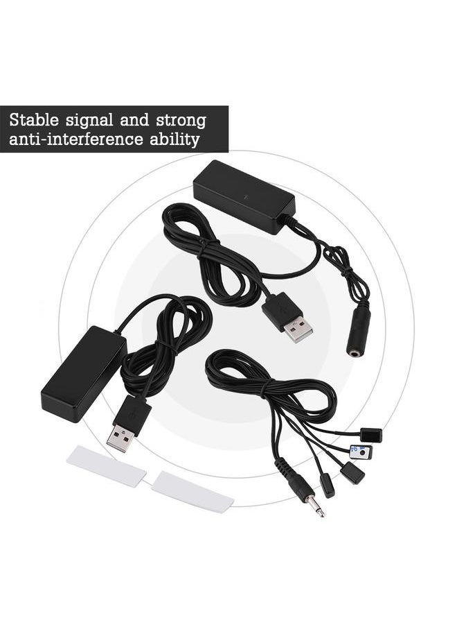 Thoraya 2.4G Through-wall Infrared Repeater IR Remote Control Extender 1 Receiver 4 Emitters  - Image 4