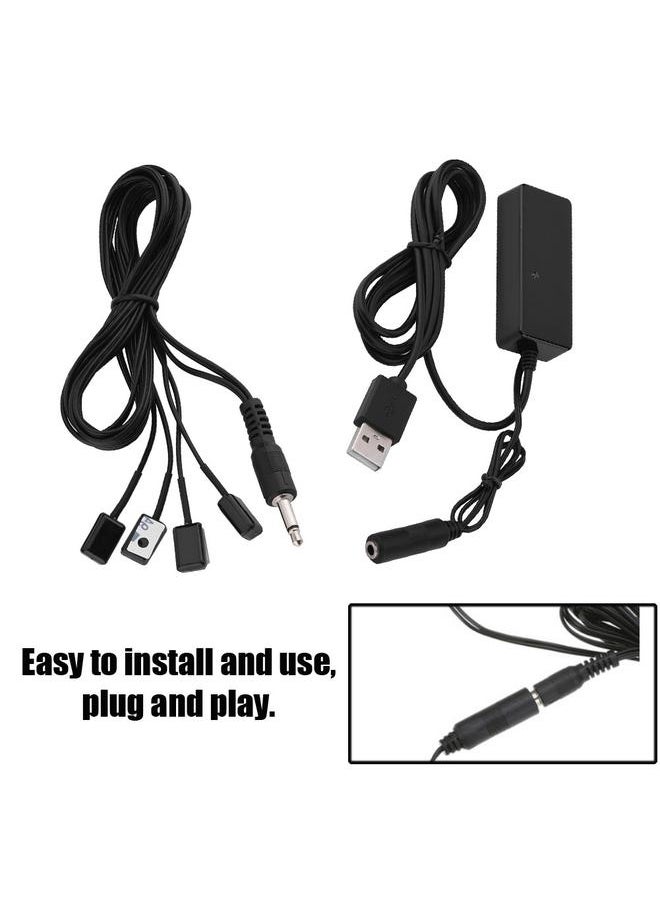 Thoraya 2.4G Through-wall Infrared Repeater IR Remote Control Extender 1 Receiver 4 Emitters  - Image 2