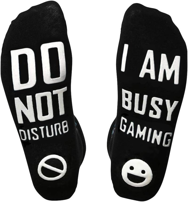 Funny Christmas Gifts Novelty Gaming Socks Christmas Stocking Stuffers for Men Teens Boys Kids Him Adult Xmas Gifts