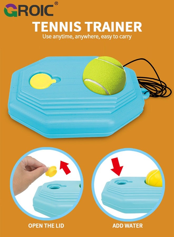 GROIC 3-in-1 Multifunctional Racket Set for Kids - Tennis, Badminton and Squash, Tennis Training Badminton Birdies, Tennis Racquets with Tennis Trainer Rebound Balls Outdoor Indoor Sports for Kids  - Image 3
