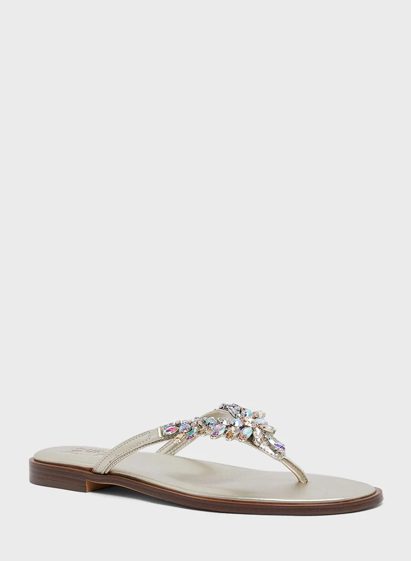 Naturalizer Embellished Flat Sandals