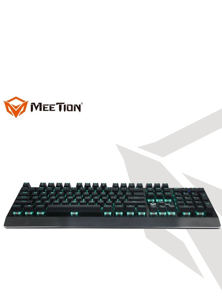 Meetion Meetion MK01 Classic Original Design, Full key Anti-Ghosting, 12 Multimedia Shortcuts, USB Braided Cable, Plug & Play, System Compatible OUTEMU Blue Switches RGB Mechanical Keyboard  - Image 5