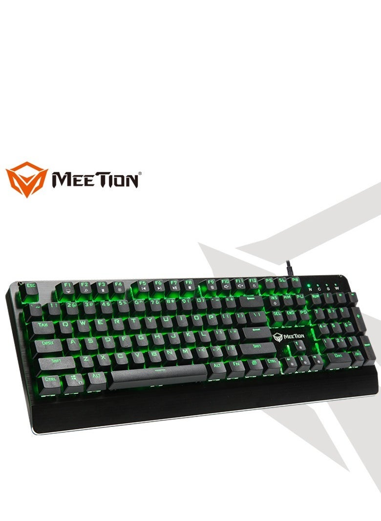 Meetion Meetion MK01 Classic Original Design, Full key Anti-Ghosting, 12 Multimedia Shortcuts, USB Braided Cable, Plug & Play, System Compatible OUTEMU Blue Switches RGB Mechanical Keyboard  - Image 1