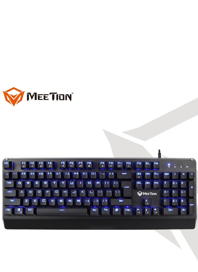 Meetion Meetion MK01 Classic Original Design, Full key Anti-Ghosting, 12 Multimedia Shortcuts, USB Braided Cable, Plug & Play, System Compatible OUTEMU Blue Switches RGB Mechanical Keyboard  - Image 2