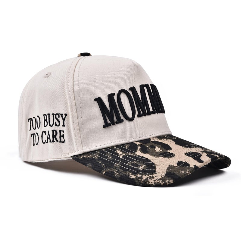 Abdkw Mommin Trucker Hat,Vintage Two-Tone Women's Baseball Cap,Leopard Mom Hat,Mama Birthday Gifts, Mothers Day Gifts For Mom,Mother's Day Gifts From Daughter Husband Son Kids - Image 5