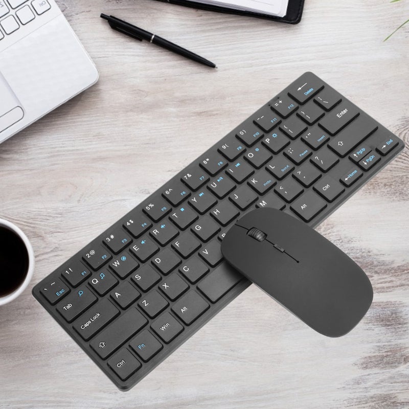 Wireless Keyboard Mouse Set: 2.4G USB Receiver Plug And Play, Ergonomic Noise-Free Buttons, Compact Portable Design For Home Office, Business Trips And Travel - Image 4