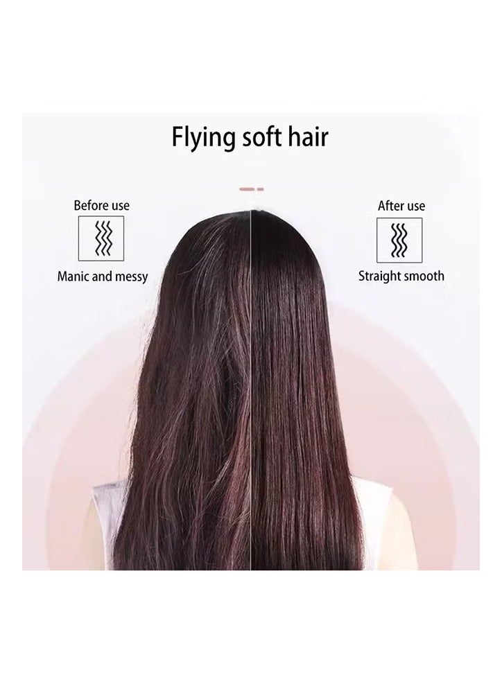 Raxoom Ceramic Hair Straightener Brush With Tempreature Control Black 33cm - Image 5