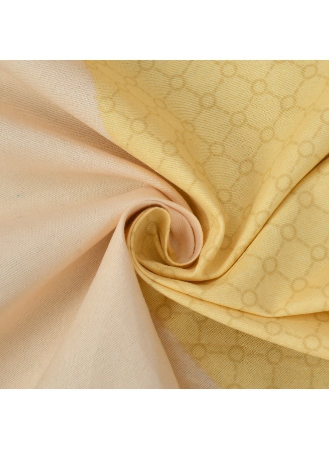 AURIO Premium Single Size Flat Bedsheet with 1 Matching Pillowcase – Elegant Modern Design – Large Dimensions (150x240 cm) Soft, Breathable Microfiber Bedding for Kids, Dorms, and Guest Rooms - Image 2