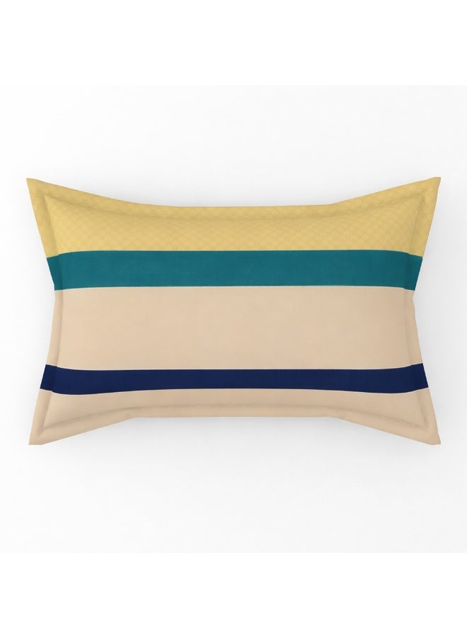 AURIO Premium Single Size Flat Bedsheet with 1 Matching Pillowcase – Elegant Modern Design – Large Dimensions (150x240 cm) Soft, Breathable Microfiber Bedding for Kids, Dorms, and Guest Rooms - Image 4