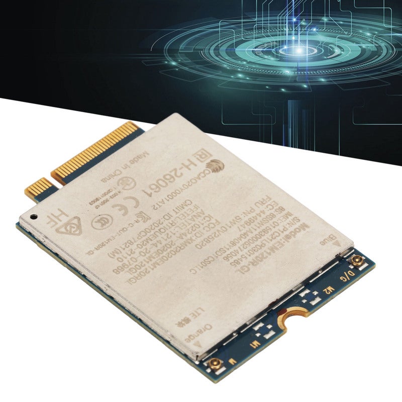 4G LTE Module M.2 Interface: High Speed 600Mbps Connection - Wide Frequency Band Support CAT12 Network Card Module for ThinkPad X1 Yoga Gen 6, P15s Gen 2, T15p Gen 2, Home, Office and On-the-go Use - Image 3