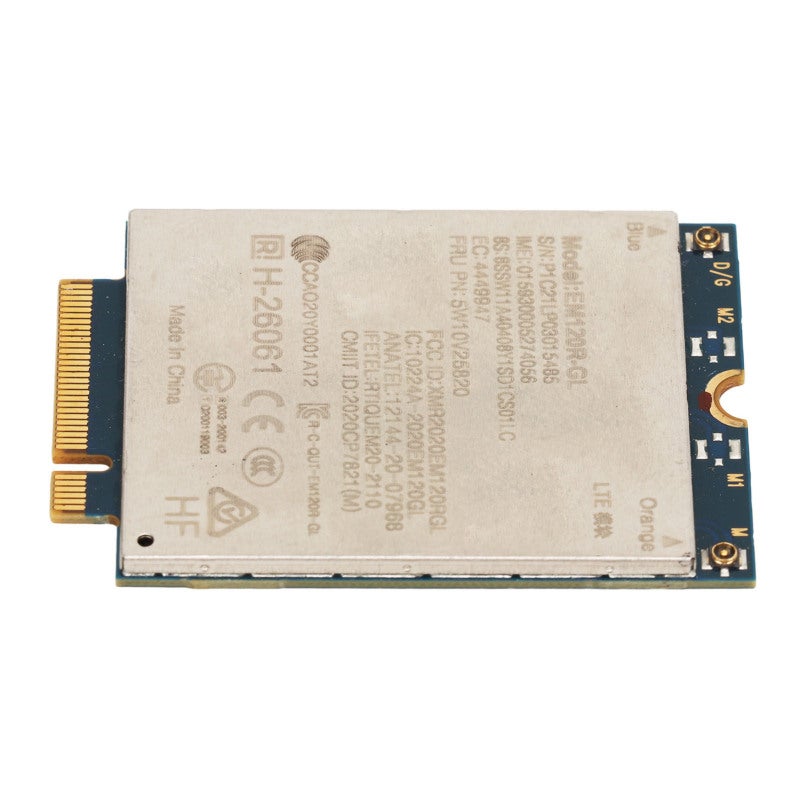 4G LTE Module M.2 Interface: High Speed 600Mbps Connection - Wide Frequency Band Support CAT12 Network Card Module for ThinkPad X1 Yoga Gen 6, P15s Gen 2, T15p Gen 2, Home, Office and On-the-go Use - Image 2