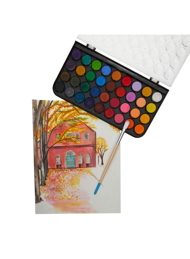 برايت كرياشنتس 100 ورقة من ورق الألوان المائية المضغوط على البارد للفنانين والمبتدئين (8.5 × 11 بوصة) - Image 3