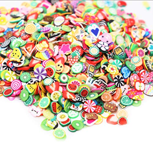 TCOTBE 2000 Pcs Fruit Polymer Slices,Fruit Slime Supplies Charms Slime Acessories Slime Add ins Polymer Clay DIY Nail Art,Charms Slime Making Kit Decoration Arts Crafts - Image 3