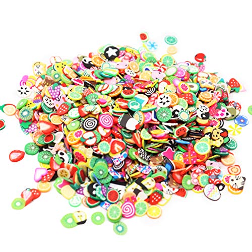 TCOTBE 2000 Pcs Fruit Polymer Slices,Fruit Slime Supplies Charms Slime Acessories Slime Add ins Polymer Clay DIY Nail Art,Charms Slime Making Kit Decoration Arts Crafts - Image 2
