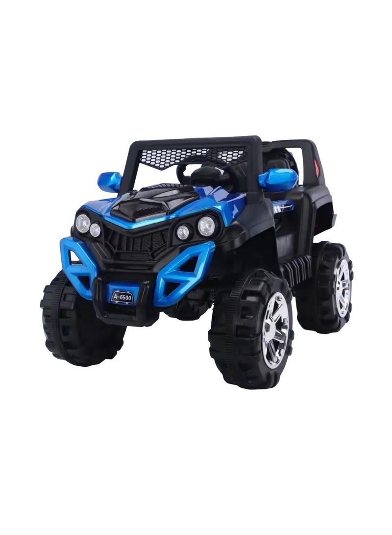 Snowbird Electric Rides on Car for Kids with Remote Control - Metallic Blue - Y-MB6500P